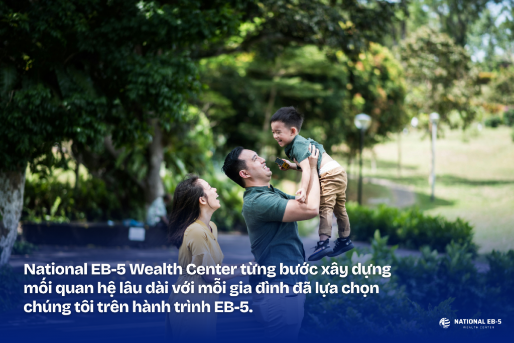 Happy family enjoying time together, representing National EB-5 Wealth Center's commitment to long-term EB-5 investor support