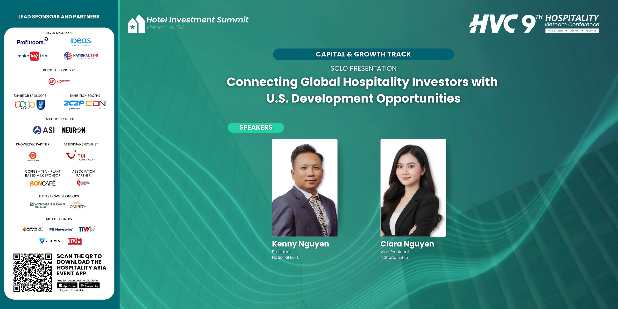 NATIONAL EB-5 WEALTH CENTER AT HOSPITALITY VIETNAM CONFERENCE 2026 AS SILVER SPONSOR